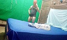 Latina Records Homemade Video for Stepdad in Shorts