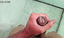 Young Twink Cums In Homemade Shower Fetish With Neighbors