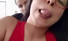 Fucking my babysitter during her live broadcast with hardcore teen creampie action. Big ass shakes!