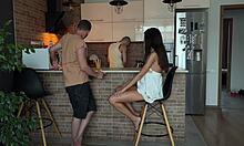 hey, ever seen a naughty wife sneak a blowjob like this?