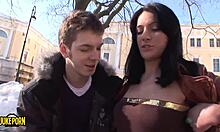 Threesome of Friends Slammed Hard in Wild Living Room Action