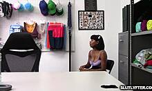 Lp officer feasts on jenna's big tits hungrily