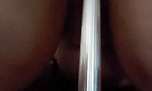 BBW Rides Dildo In POV View