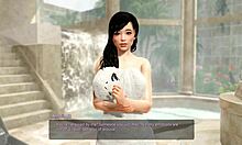 Hot Young Woman Titty Fucking In Bathroom