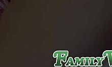 Stepsister with Small Tits Rides Huge Cock Wildly