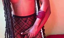 Ebony Girl Fucked In Stockings