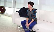 Just another day when this twink tried his first porn. Got fucked hard in a raw anal scene.