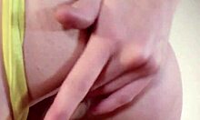 Busty Brunette Honey Jerks Hard In Hardcore Action