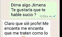 The college girl begs to improve her grade in this second part.