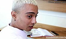 three gay friends do hardcore bareback threesome swap