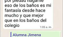 The college girl begs to improve her grade in this second part.