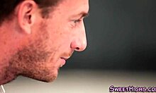 Cummy Mouth Teen Sucks Monster Cock Hard!