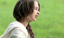 Russian teen plays solo with her petite frame.