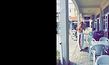 Public flaunting and amateur MILF fun at home