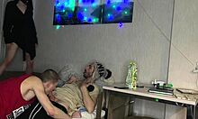 Homemade Threesome - Girl Seduces Gay Couple To Fuck - 1 143