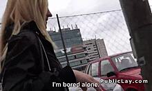 Guy Picks Up Blonde for Raw POV Fucking Outdoors