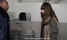 Brown Cutie Picks Up Treats In The Mall