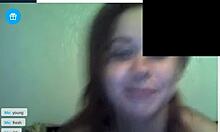 Blonde Tannya And Chubby Annica Rip Clothes In Webcam Show!