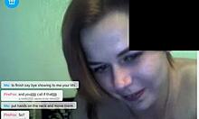 Blonde Tannya And Chubby Annica Rip Clothes In Webcam Show!