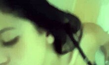 Venezuelan teen swallows cum like a slut.