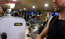 huge ass brazilian slut pounded hard in gym session
