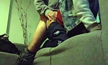 gay blowjob turns into sofa fuck