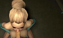 busty blonde hentai, gimme that deepthroat pov now