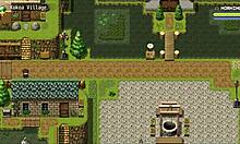 she asks did you fall in water without panties in hentai game