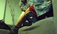 gay blowjob turns into sofa fuck