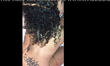 Perlitah Shows Tattooed Ass In Backroom Casting Interview For Porn Debut