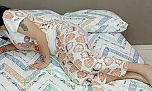 I put my cock in Violetta's mouth to check her temperture, then fuckd her ass