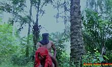 Wow, check out this African bush fuck with a king's wife, it's insanely raw!