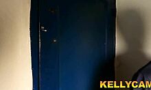 Her sweet pussy squirts while fingering with piercing 😍.