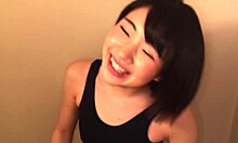 In the bath with a stunning Japanese teen student, feeling so overwhelmed!