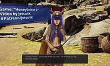 Deer-girl Freyja explores Viking village