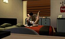 友達の淫乱ママをシムズ4で中出し孕ませ！