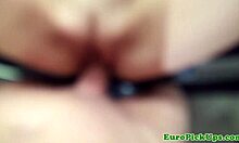 Pulled Blonde Amateur Gets The Cumshot