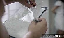 Taboo hospital encounter: teen and fetish doctor