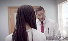 Taboo hospital encounter: teen and fetish doctor