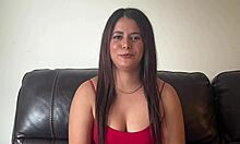 Monica Sierra's first casting video, bold sex in cowgirl with big tits interview