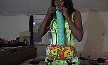 what's with blowing inflatables turning her on so much?