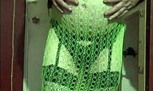 Shy Crossdresser Enjoys Machine Masturbation