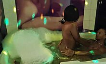 i’m crazy for deepthroating my latina girl in the hot tub with joao