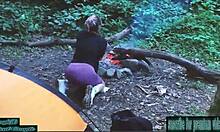 Real Forest Sex with Tourist in Tent