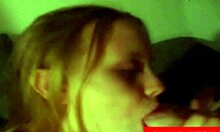 I-I watched this adorable couple have a horny threesome with creampie.