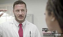 Taboo hospital encounter: teen and fetish doctor