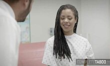 Taboo hospital encounter: teen and fetish doctor