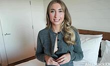 British amateur Lily Phillips takes Russian creampie from Alex Mack for first time