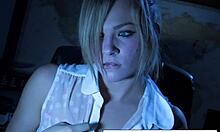 Sexy Dahlia fingers herself deep in the dark, can’t stop touching!