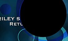 Riley star performs deepthroat sucking and pov sex, leading to cumshot on her small tits.